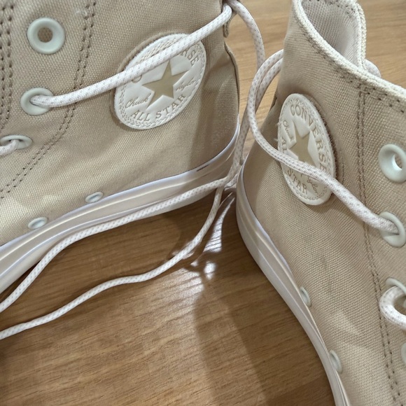 Converse Women's High-Top Sneakers - Beige - Picture 5 of 8